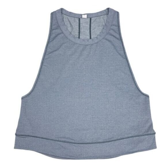 Lululemon Pace Perfect Tank Heathered Sterling Size 2 - Picture 6 of 9